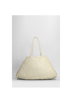 Dragon Diffusion Santa Croce Big Tote In Beige Leather