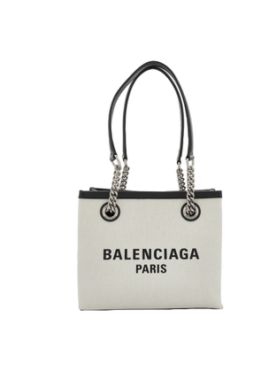 Balenciaga Naturel Duty Free Small Logo Tote Bag