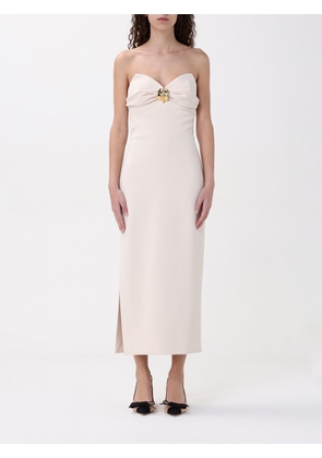 Dress ELISABETTA FRANCHI Woman color Yellow Cream