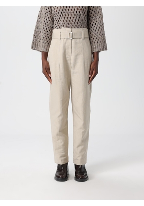 Pants BRUNELLO CUCINELLI Woman color Beige