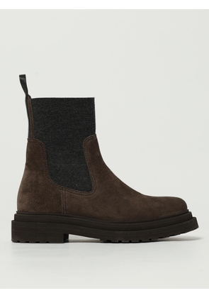 Boots BRUNELLO CUCINELLI Woman color Brown