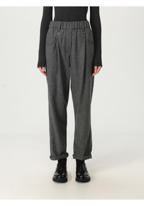 Pants BRUNELLO CUCINELLI Woman color Grey