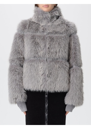 Fur Coat PATRIZIA PEPE Woman color Pearl