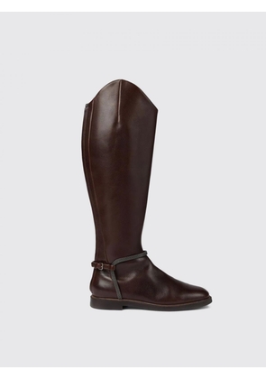 Boots BRUNELLO CUCINELLI Woman color Brown