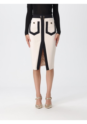 Skirt ELISABETTA FRANCHI Woman color Milk