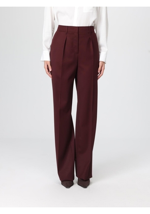 Pants MAX MARA Woman color Cherry