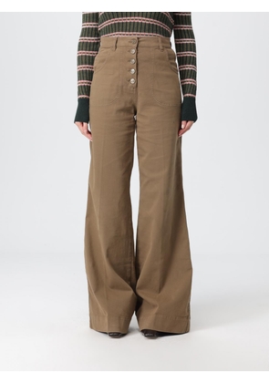 Jeans ETRO Woman color Sage