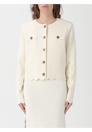 Jacket TWINSET Woman color Yellow Cream