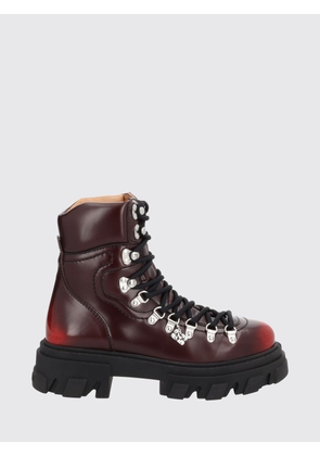 Boots GANNI Woman color Burgundy