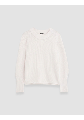 Light Cardigan Stitch Round Neck Jumper - L