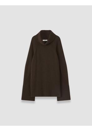 Loftus Pure Cashmere High Neck Jumper - L