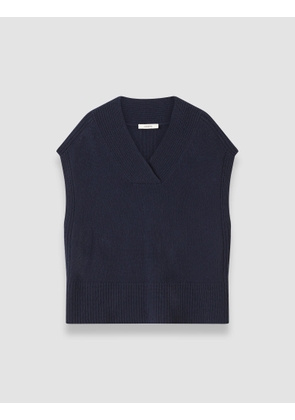 Mena Pure Cashmere Vest - L