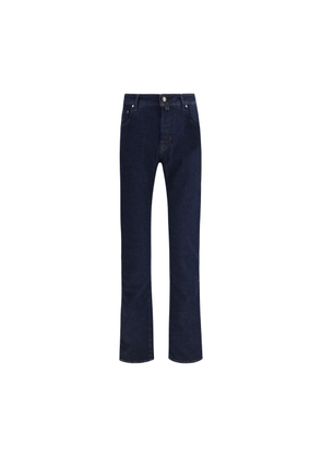 Jacob Cohen Blue Cotton Slim Fit Jeans - 34