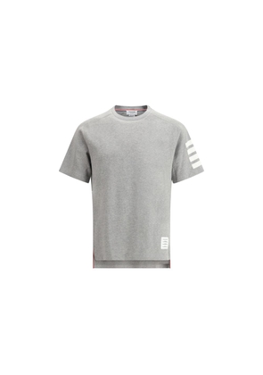 Thom Browne Gray Cotton T-Shirt - 1