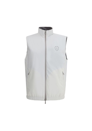 Brunello Cucinelli White Polyamide Sleveless Jacket - L