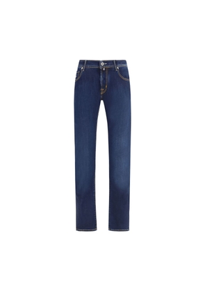 Jacob Cohen Blue Cotton Slim Fit Jeans - 34