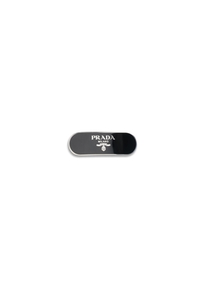 Prada Black Brass Hair Clip
