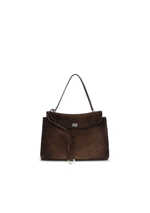 Balenciaga Brown Calf Leather Bos Taurus Shoulder Bag