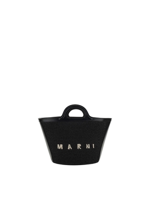 Marni Black Cotton Shoulder Bag