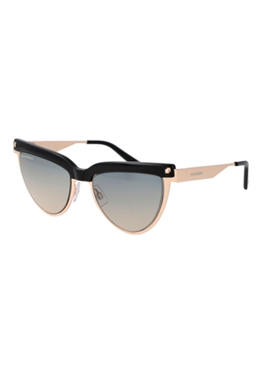 Dsquared² Black Metal Sunglasses