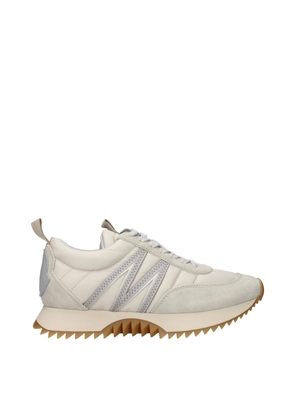 Moncler Gray Fabric Sneakers - EU36/US6