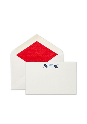 British Umbrellas Motif Correspondence Cards