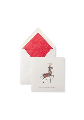 Zebra Christmas Card Set