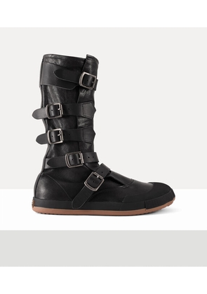 Vivienne Westwood Animal Pirate Boot Washed/veget Tanned Black 6-40 Men