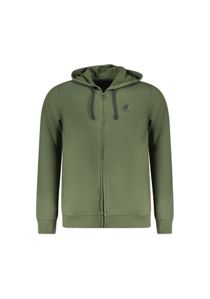 U.S. Grand Polo Green Cotton Sweatshirt - S