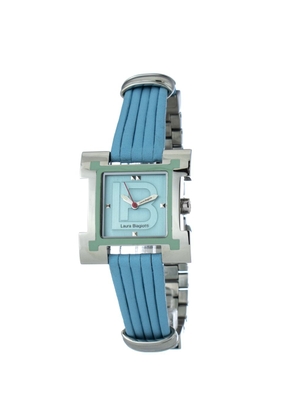 Laura Biagiotti Blue Leather Dress Watch