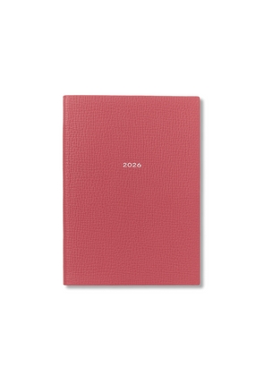Smythson 2026 Soho Weekly Diary In Ludlow In Raspberry