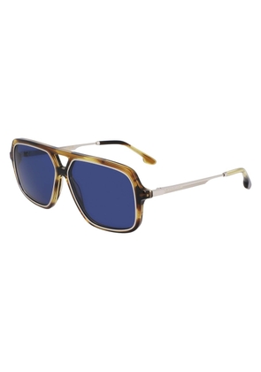 Victoria Beckham Brown Acetate Sunglasses