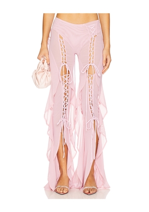 AMOR MIA Meta Angel Pant in Pink. Size S. Also in XS.