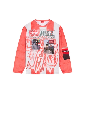 Diesel T-Ruby Shirt in Red. Size M. Also in XL/1X.