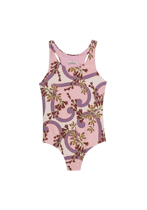 Agua Bendita Lecci Aura One Piece Swimsuit in Pink. Size 2. Also in 4, 6.