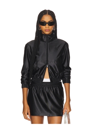 Alexander Wang Shrunken Zip-up Jacket in Black. Size S. Also in M.