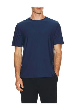 Beyond Yoga Featherweight Always Beyond Crew Tee 2.0 in Royal. Size L. Also in M, S, XL/1X, XXL/2X.