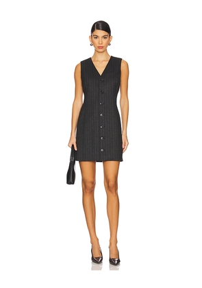 FRAME Pinstripe Suiting Dress in Grey. Size L. Also in M.