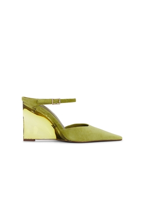 Jeffrey Campbell Perceptive Pump in Green. Size 10. Also in 6, 6.5, 7, 7.5, 8, 8.5, 9.