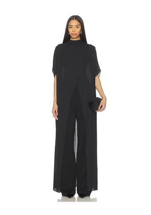 Lapointe Mock Neck Maxi Top in Black. Size M. Also in S, XS.