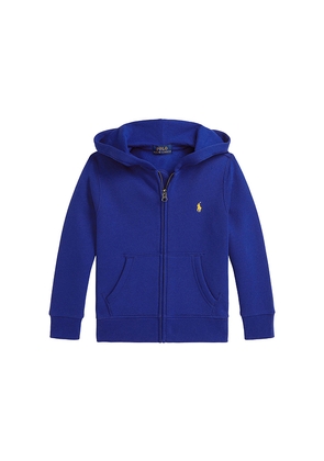 Polo Ralph Lauren Fleece Full-Zip Hoodie in Blue. Size 2. Also in 3, 4, 5, 6.