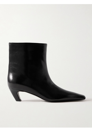 KHAITE - Arizona Leather Ankle Boots - Black - IT36,IT36.5,IT37,IT37.5,IT38,IT38.5,IT39,IT39.5,IT40,IT40.5,IT41