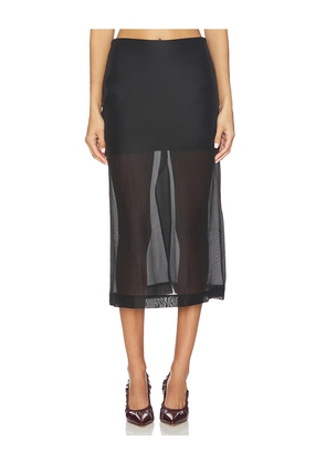 Rue Sophie Millen Skirt in Black. Size L. Also in S, XS.