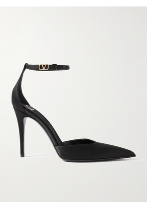 Valentino Garavani - Eveninglam 100 Satin Pumps - Black - IT36,IT36.5,IT37,IT37.5,IT38,IT38.5,IT39,IT39.5,IT40,IT40.5,IT41,IT42
