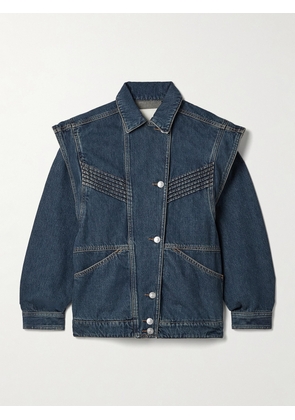 Isabel Marant - Harmon Convertible Denim Jacket - Blue - FR 34,FR 36,FR 38,FR 40,FR 42