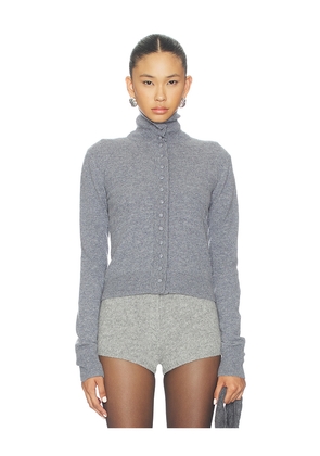 REMAIN Light Knit Cardigan in Grey. Size L. Also in M, S.