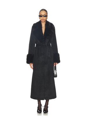 Show Me Your Mumu Checkroom Coat in Black. Size L. Also in M, S, XL, XS, XXL.