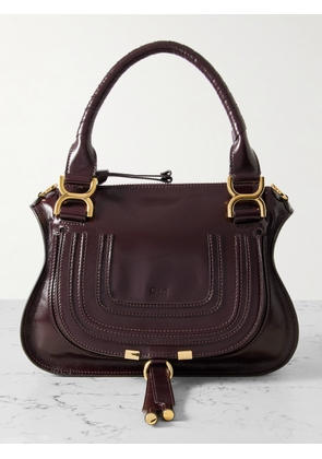 Chloé - Marcie Leather Tote - Burgundy - One size