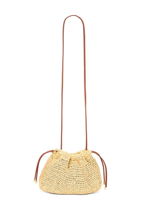 Ulla Johnson Lali Mini Pouch in Tan.