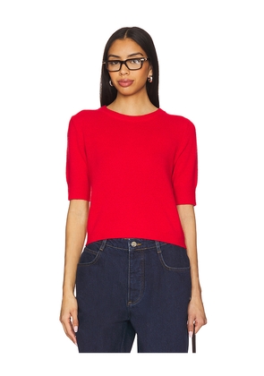 W. Cashmere Celina Pullover in Red. Size S. Also in M.